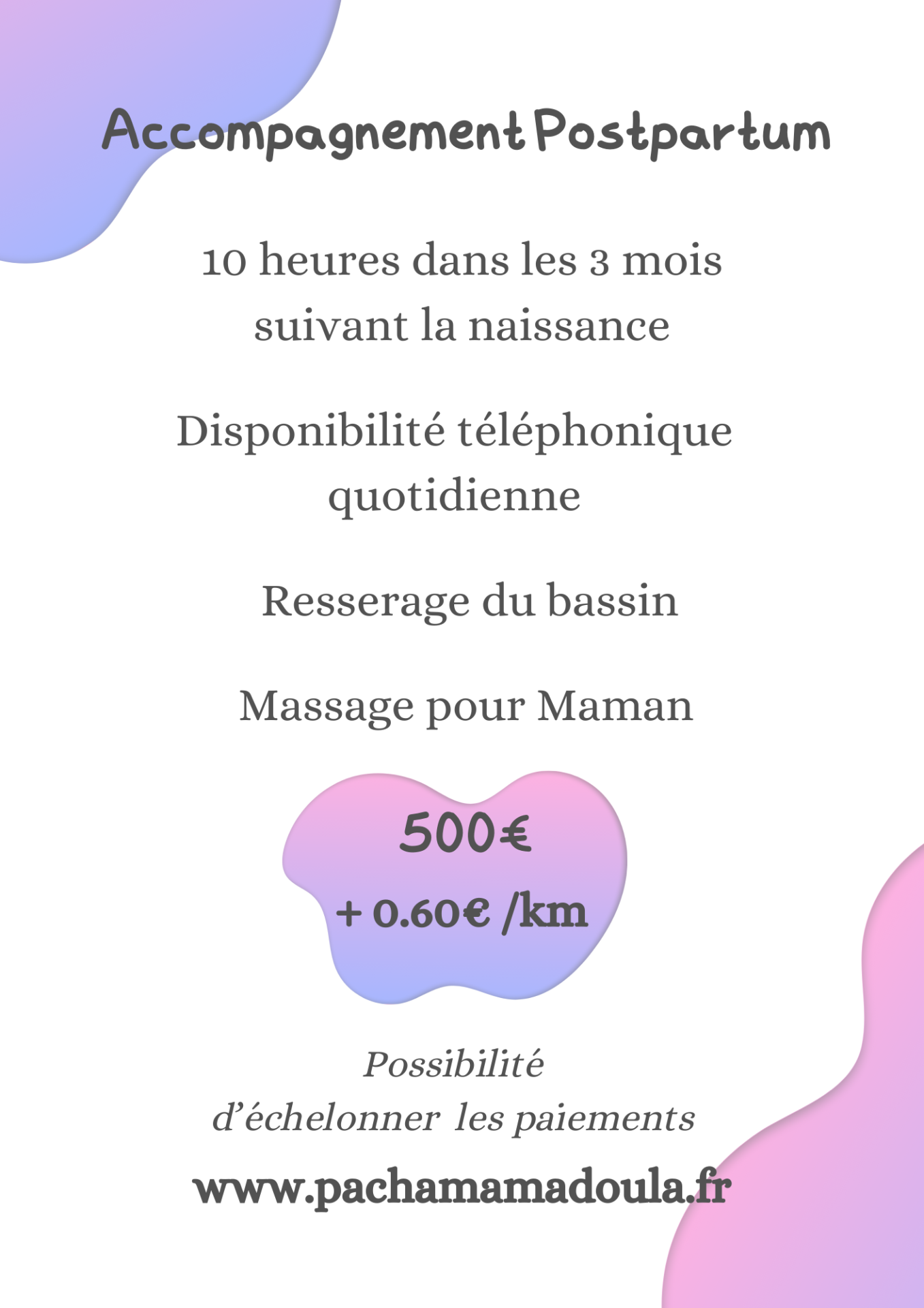 Accompagnement postpartum