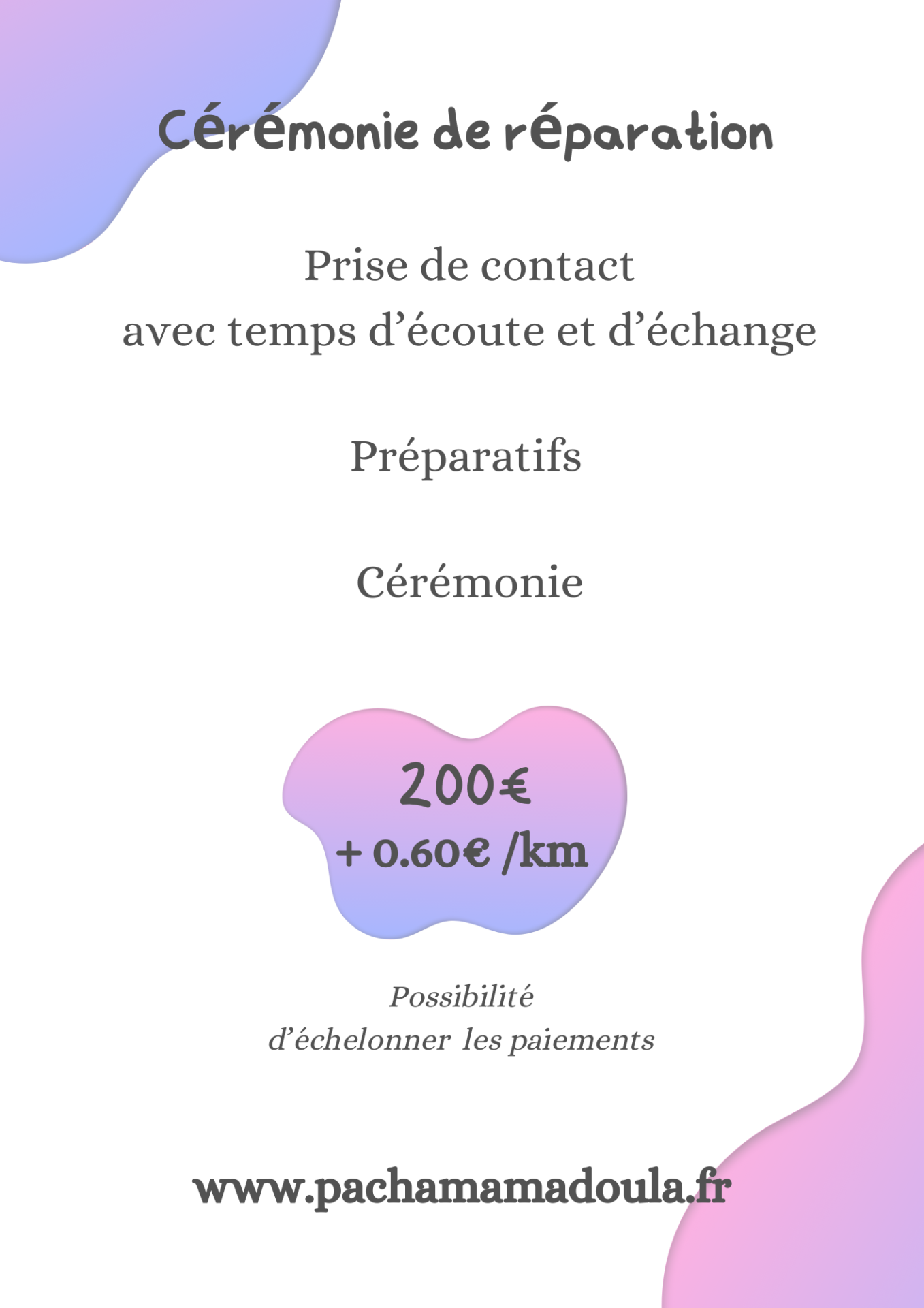 Ceremonie de reparation
