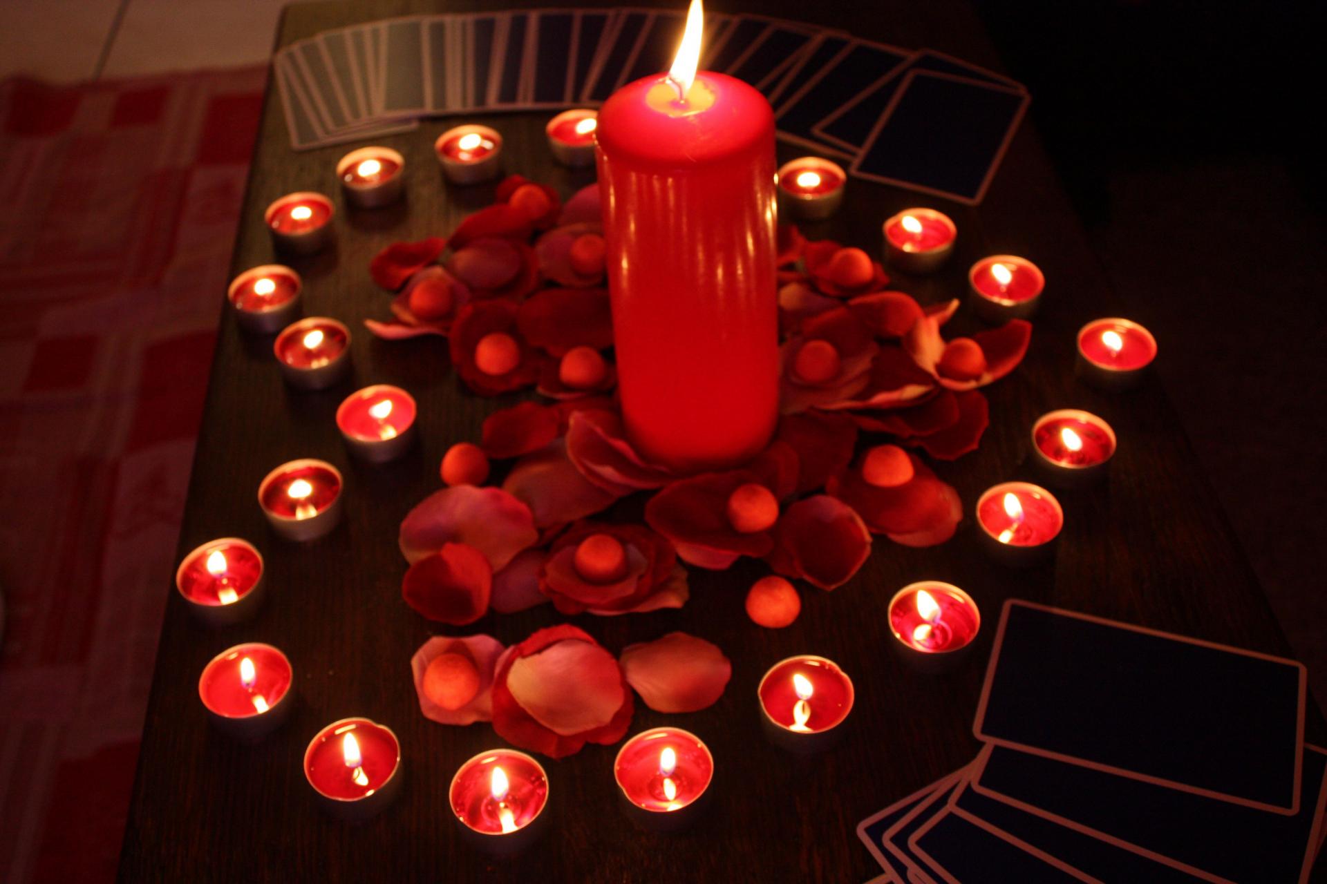 Bougies coeur